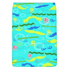 Mustache Jellyfish Blue Water Sea Beack Swim Blue Flap Covers (l) 