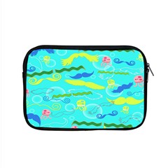 Mustache Jellyfish Blue Water Sea Beack Swim Blue Apple Macbook Pro 15  Zipper Case by Mariart