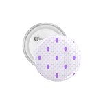 Purple White Hexagon Dots 1.75  Buttons Front