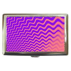 Original Resolution Wave Waves Chevron Pink Purple Cigarette Money Cases by Mariart