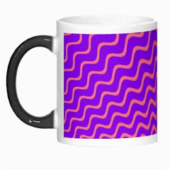 Original Resolution Wave Waves Chevron Pink Purple Morph Mugs by Mariart