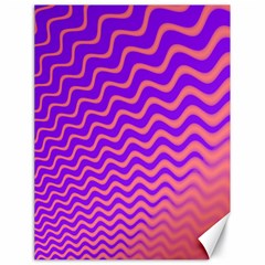 Original Resolution Wave Waves Chevron Pink Purple Canvas 18  X 24   by Mariart