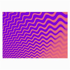 Original Resolution Wave Waves Chevron Pink Purple Large Glasses Cloth by Mariart