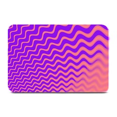 Original Resolution Wave Waves Chevron Pink Purple Plate Mats by Mariart