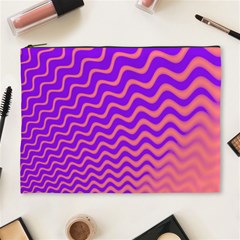 Original Resolution Wave Waves Chevron Pink Purple Cosmetic Bag (xl)