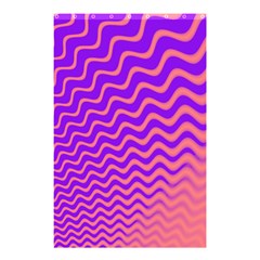 Original Resolution Wave Waves Chevron Pink Purple Shower Curtain 48  X 72  (small)  by Mariart