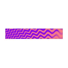 Original Resolution Wave Waves Chevron Pink Purple Flano Scarf (mini) by Mariart