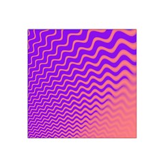 Original Resolution Wave Waves Chevron Pink Purple Satin Bandana Scarf