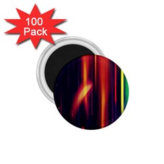 Perfection Graphic Colorful Lines 1 75  Magnets (100 Pack) 