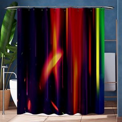 Perfection Graphic Colorful Lines Shower Curtain 60  X 72  (medium)  by Mariart