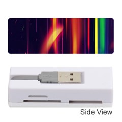 Perfection Graphic Colorful Lines Memory Card Reader (stick)  by Mariart