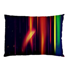 Perfection Graphic Colorful Lines Pillow Case (two Sides) by Mariart