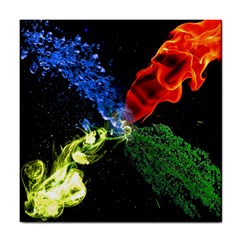 Perfect Amoled Screens Fire Water Leaf Sun Tile Coasters by Mariart