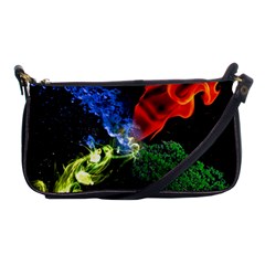 Perfect Amoled Screens Fire Water Leaf Sun Shoulder Clutch Bags by Mariart