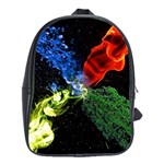 Perfect Amoled Screens Fire Water Leaf Sun School Bags (XL)  Front