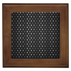 Rabstol Net Black White Space Light Framed Tiles by Mariart