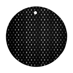 Rabstol Net Black White Space Light Ornament (round)