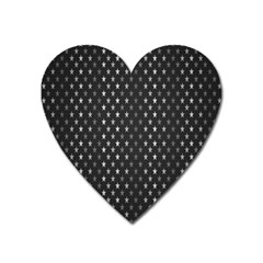 Rabstol Net Black White Space Light Heart Magnet