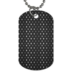 Rabstol Net Black White Space Light Dog Tag (one Side) by Mariart