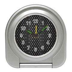 Rabstol Net Black White Space Light Travel Alarm Clocks by Mariart