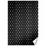 Rabstol Net Black White Space Light Canvas 12  x 18   11.88 x17.36  Canvas - 1