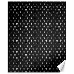 Rabstol Net Black White Space Light Canvas 11  X 14   by Mariart