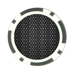 Rabstol Net Black White Space Light Poker Chip Card Guard (10 Pack) by Mariart