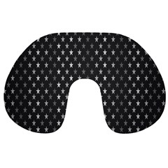 Rabstol Net Black White Space Light Travel Neck Pillows by Mariart