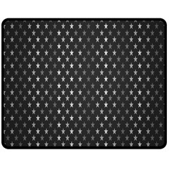 Rabstol Net Black White Space Light Double Sided Fleece Blanket (medium)  by Mariart