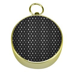 Rabstol Net Black White Space Light Gold Compasses by Mariart