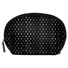 Rabstol Net Black White Space Light Accessory Pouches (large)  by Mariart