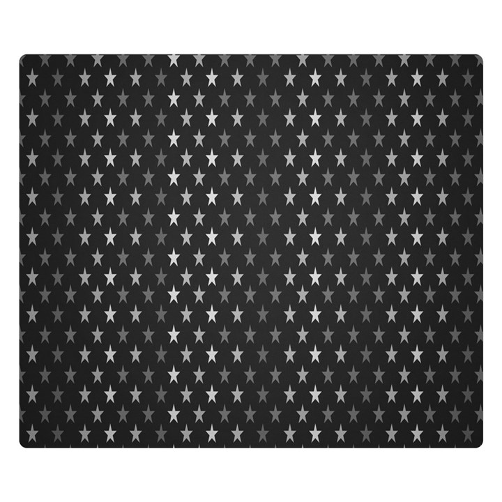 Rabstol Net Black White Space Light Double Sided Flano Blanket (Small) 