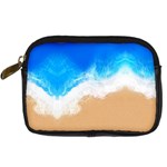 Sand Beach Water Sea Blue Brown Waves Wave Digital Camera Cases Front