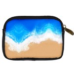 Sand Beach Water Sea Blue Brown Waves Wave Digital Camera Cases Back