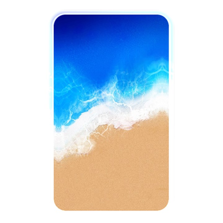 Sand Beach Water Sea Blue Brown Waves Wave Memory Card Reader