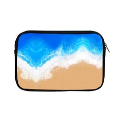 Sand Beach Water Sea Blue Brown Waves Wave Apple Ipad Mini Zipper Cases by Mariart