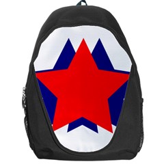 Stars Red Blue Backpack Bag