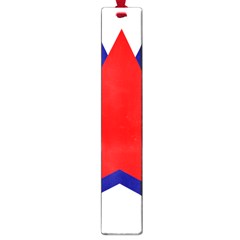 Stars Red Blue Large Book Marks by Mariart