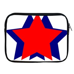 Stars Red Blue Apple Ipad 2/3/4 Zipper Cases by Mariart