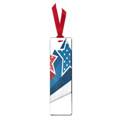 Star Red Blue White Line Space Small Book Marks