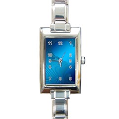 Fractals Lines Wave Pattern Rectangle Italian Charm Watch by Nexatart