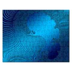 Fractals Lines Wave Pattern Rectangular Jigsaw Puzzl by Nexatart