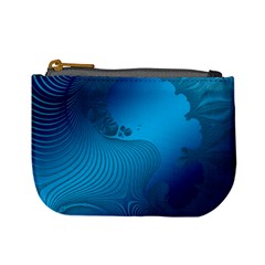 Fractals Lines Wave Pattern Mini Coin Purses by Nexatart