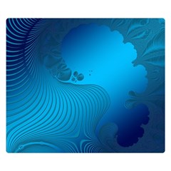 Fractals Lines Wave Pattern Double Sided Flano Blanket (small)  by Nexatart