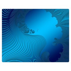 Fractals Lines Wave Pattern Double Sided Flano Blanket (medium)  by Nexatart