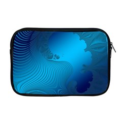 Fractals Lines Wave Pattern Apple Macbook Pro 17  Zipper Case by Nexatart