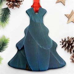 Feather Plumage Blue Parrot Ornament (christmas Tree)  by Nexatart