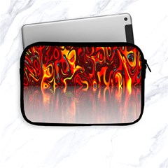 Effect Pattern Brush Red Orange Apple Ipad Mini Zipper Cases by Nexatart