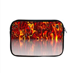 Effect Pattern Brush Red Orange Apple Macbook Pro 15  Zipper Case by Nexatart