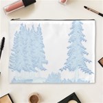 Winter Snow Trees Forest Cosmetic Bag (XL) Front